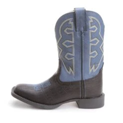 Nocona Children's Black/Blue Crocodile Print Boots NK5052 -Western Cowboy Equipment 57 b976bcbe 971b 46a5 968a 4eb353a41571