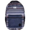 Hooey "Recess" Blue/Maroon Aztec Print & Denim Backpack BP035BL -Western Cowboy Equipment 59989351 2