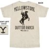 Yellowstone® Men's Tan Roping Horseman Graphic Logo T-Shirt 66-331-231 -Western Cowboy Equipment 66 331 231 resized