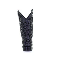 Corral Boots Corral Ladies Black Inlay Embroidered & Stud Square Toe Boots A4128 -Western Cowboy Equipment 7276db447d4bc260939b9e546cc626e9 d3439c34 8123 401e a52d 3ca6cc14886e
