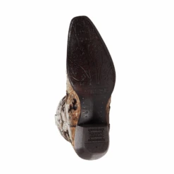 Corral Boots Corral® Ladies Inlay Embroidery & Studs Distressed Brown Ankle Boots A4190 -Western Cowboy Equipment A4190E