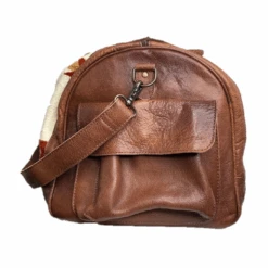 American Darling® White & Red Aztec Duffel Bag ADBG605B -Western Cowboy Equipment ADBG605B 2