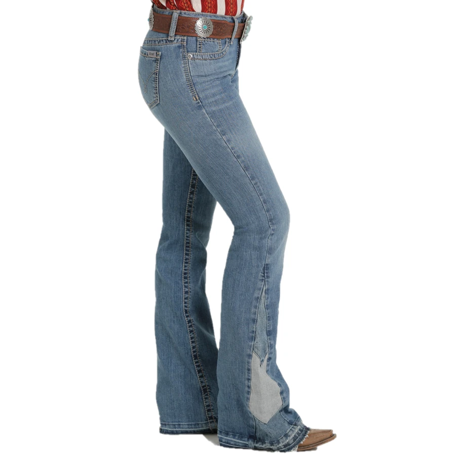 Cruel Girl® Ladies Hannah Mid-Wash Flare Jeans CB19354071 4 Cruel Girl® Ladies Hannah Mid-Wash Flare Jeans CB19354071 - Image 2