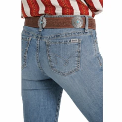 Cruel Girl® Ladies Hannah Mid-Wash Flare Jeans CB19354071 7 Cruel Girl® Ladies Hannah Mid-Wash Flare Jeans CB19354071 -Western Cowboy Equipment CB19354071 2