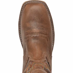 Double H® Phantom Rider Dino Golden Tan Square Toe Roper Boots DH5378 -Western Cowboy Equipment DH5378 1