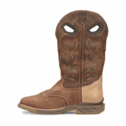 Double H® Phantom Rider Dino Golden Tan Square Toe Roper Boots DH5378 -Western Cowboy Equipment DH5378 5