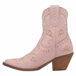 Dingo® Ladies Primrose Floral Embroidery Pink Western Boots DI748-PK -Western Cowboy Equipment DI748 PKc