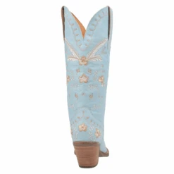 Dingo Ladies Full Bloom Blue Almond Round Toe Boots DI939-BLOOM -Western Cowboy Equipment DI939d
