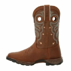 Durango® Ladies 10" Maverick™ Rugged Tan Waterproof Work Boots DRD0417 -Western Cowboy Equipment DRD0417 3
