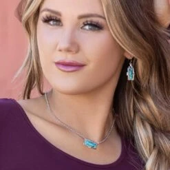 Montana Silversmiths® Looking Glass Turquoise Earrings ER5379 -Western Cowboy Equipment ER5379 mod 51b2b8be 0e01 4809 83b3 326a28af0f4f