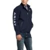 Ariat® Men's New Team Navy Blue Softshell Jacket 10032687 -Western Cowboy Equipment F20 MNS ENGL Gaglione 10032687 front