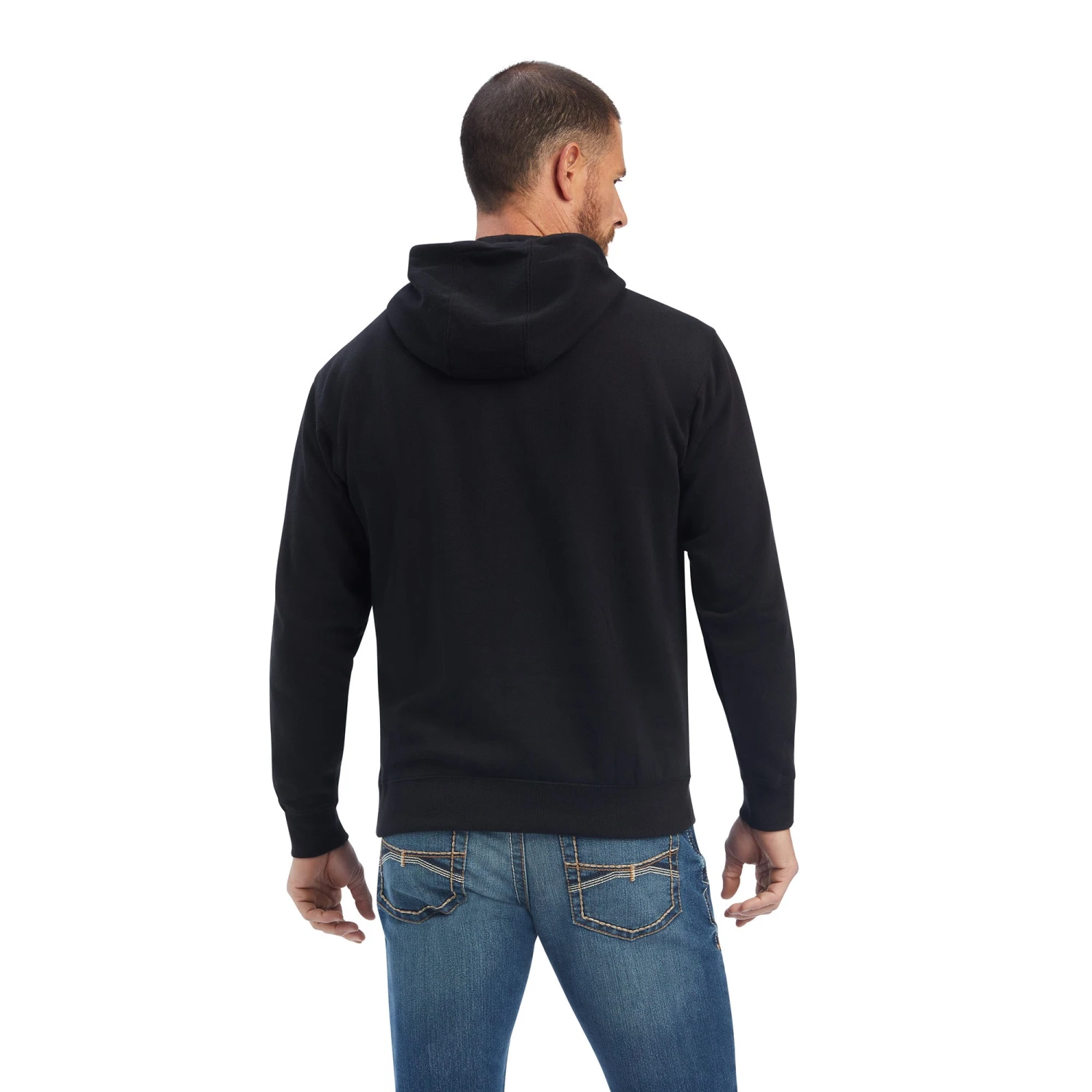 Ariat® Men's Mexican Black Hoodie 10038962 4 Ariat® Men's Mexican Black Hoodie 10038962 - Image 2