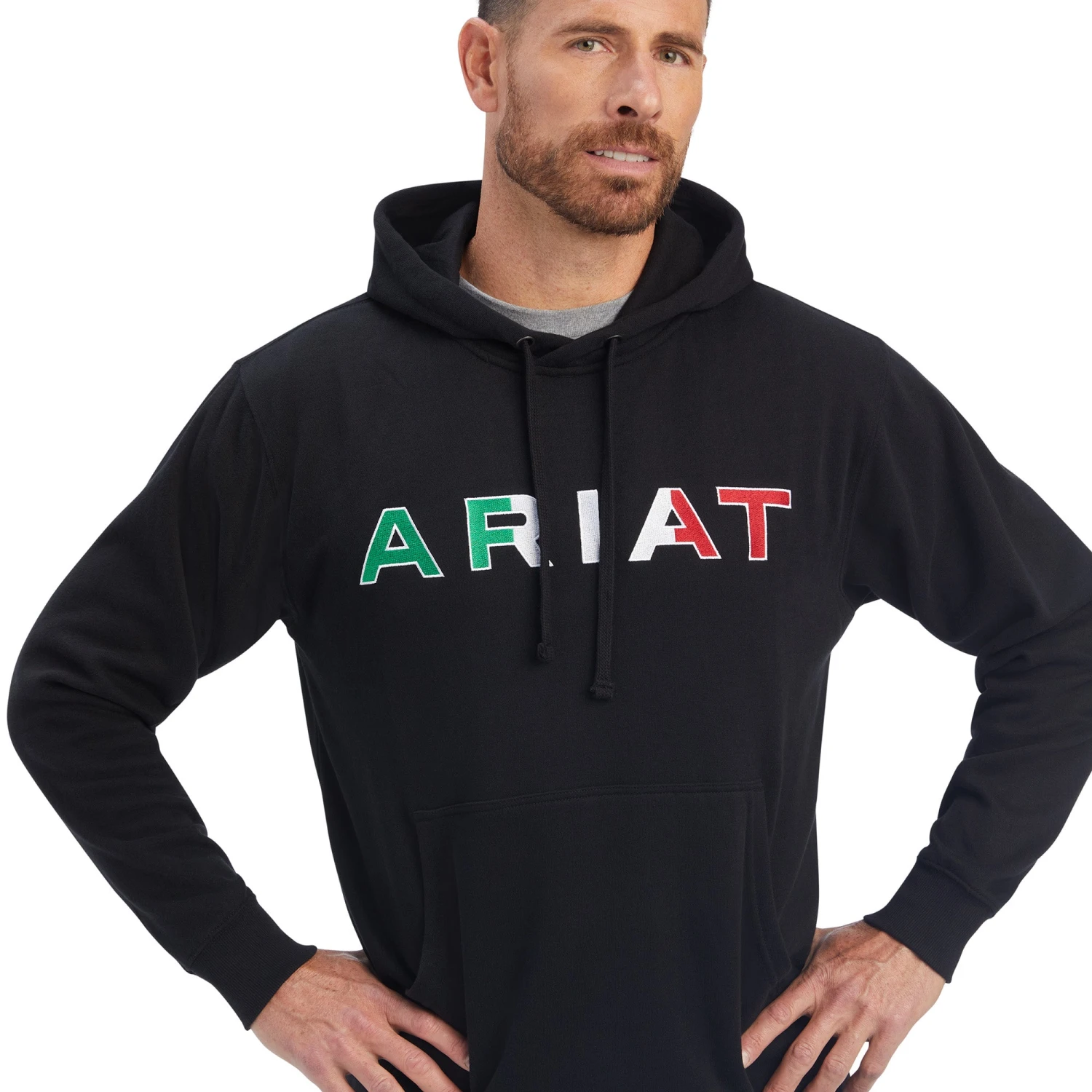 Ariat® Men's Mexican Black Hoodie 10038962 5 Ariat® Men's Mexican Black Hoodie 10038962 - Image 3