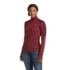 Ariat® Ladies Facet Baselayer Windsor Wine Shirt 10037612 -Western Cowboy Equipment F21 WMS ENGL 10037612 front