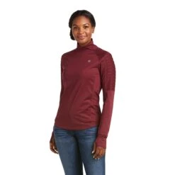 Ariat® Ladies Facet Baselayer Windsor Wine Shirt 10037612