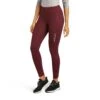 Ariat Ladies Tek Windsor Wine Embossed Compression Tights 10037440 -Western Cowboy Equipment F21 WMS WEST 10037440 front