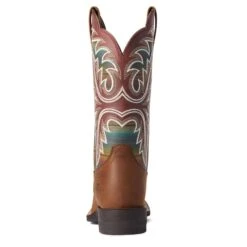 Ariat Ladies Lonestar Ridge Tan & Old Muted Serape Boots 10038329 -Western Cowboy Equipment F21 WMS WEST 10038329 heel
