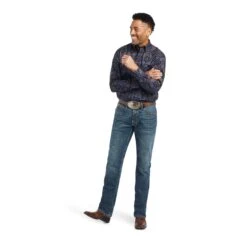 Ariat® Men's Giannis Carafe Classic Fit Button Down Shirt 10042371 8 Ariat® Men's Giannis Carafe Classic Fit Button Down Shirt 10042371 -Western Cowboy Equipment F22 MNS WEST 10042371 full