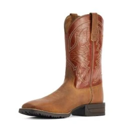 Ariat® Men's Hybrid Ranchwork Sorrel Crunch Western Boots 10042394 -Western Cowboy Equipment F22 MNS WEST 10042394 medial