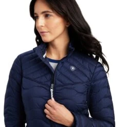 Ariat® Ladies Navy Eclipse Ideal Down Jacket 10041381 -Western Cowboy Equipment F22 WMS ENGL 10041381 detail01