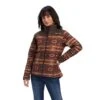 Ariat® Ladies R.E.A.L.™ Aztec Printed Brown Jacket 10041582 2 Ariat® Ladies R.E.A.L.™ Aztec Printed Brown Jacket 10041582 -Western Cowboy Equipment F22 WMS WEST 10041582 front