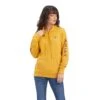 Ariat® Ladies R.E.A.L™ Logo Nugget Gold Hoodie 10041636 1 Ariat® Ladies R.E.A.L™ Logo Nugget Gold Hoodie 10041636 -Western Cowboy Equipment F22 WMS WEST 10041636 front