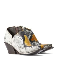Ariat Ladies Jolene Yellow Snake Snip Toe Boots 10042428 16 Ariat Ladies Jolene Yellow Snake Snip Toe Boots 10042428 -Western Cowboy Equipment F22 WMS WEST 10042428 pair