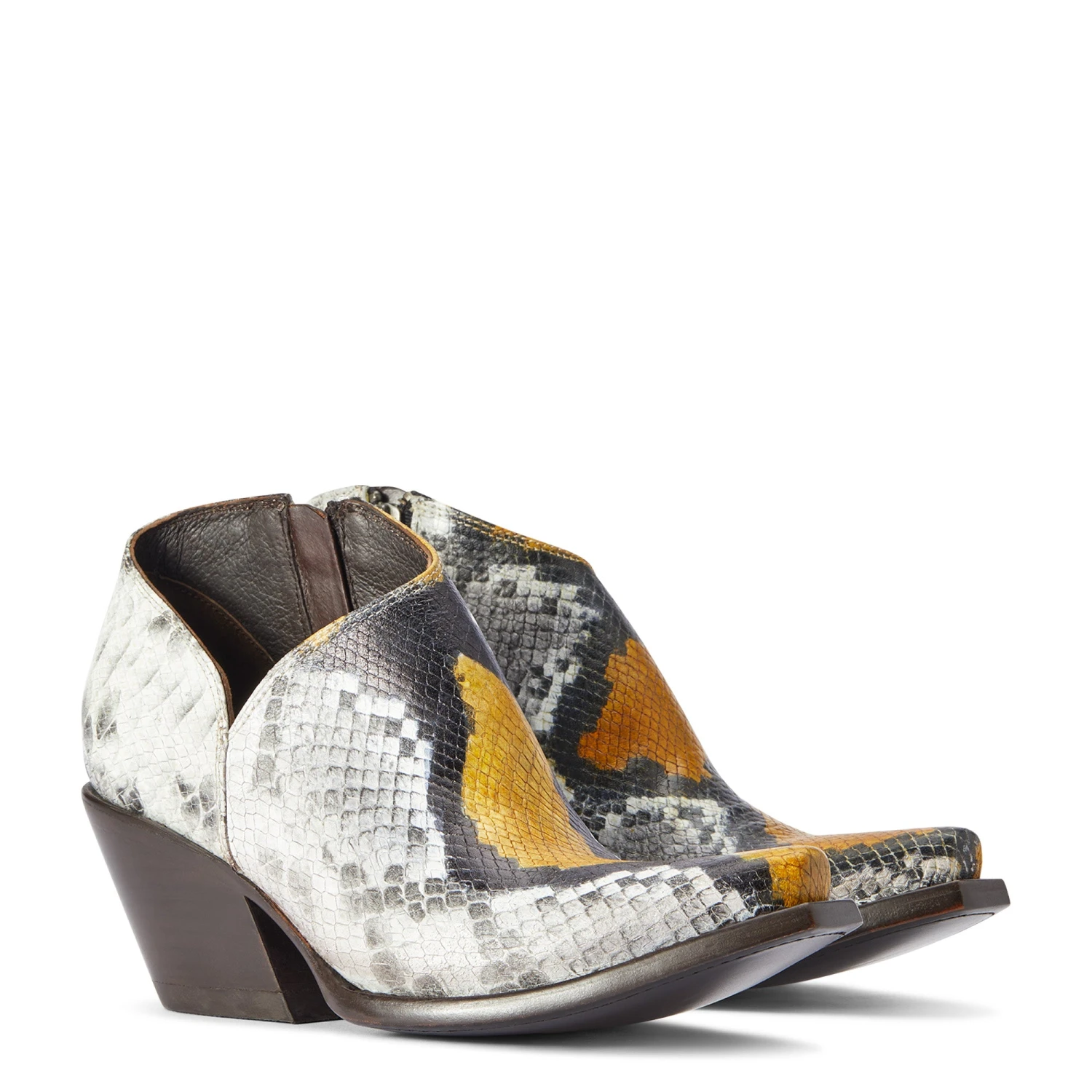 Ariat Ladies Jolene Yellow Snake Snip Toe Boots 10042428 9 Ariat Ladies Jolene Yellow Snake Snip Toe Boots 10042428 - Image 7