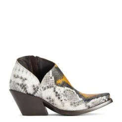 Ariat Ladies Jolene Yellow Snake Snip Toe Boots 10042428 12 Ariat Ladies Jolene Yellow Snake Snip Toe Boots 10042428 -Western Cowboy Equipment F22 WMS WEST 10042428 side1