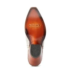 Ariat® Ladies Dixon Bright Lights White Western Booties 10042453 -Western Cowboy Equipment F22 WMS WEST 10042453 sole