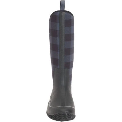 Muck Boot Company Muck® Ladies Hale Plaid Grey & Black Tall Pull On Boots HAW-1PLD-BLK 6 Muck Boot Company Muck® Ladies Hale Plaid Grey & Black Tall Pull On Boots HAW-1PLD-BLK - Image 4