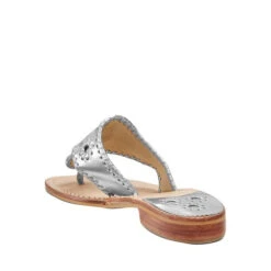 Jack Roger Ladies Slip On Silver Sandals 1219SN0001040-SLVR -Western Cowboy Equipment JR JacksFlatSandalSilver Slvr Dcopy 500x 9a2231da f8fe 4a6c 8d70 1c64c96683cd