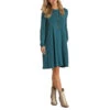 Panhandle Ladies Swing Long Sleeve Peacock Dress L8D1902-84 -Western Cowboy Equipment L8D1902 84
