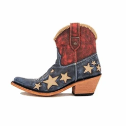 Liberty Black® Ladies Vintage Azul Americana Booties LB-712922 -Western Cowboy Equipment LB712922e