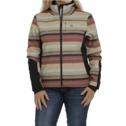 Cinch® Ladies Multicolored Striped Full Zip Jacket MAJ9841001
