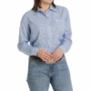 Cinch® Ladies Printed Lilac Button Down Shirt MSW9163013 -Western Cowboy Equipment MSW9163013