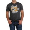 Cinch Men's Lead This Life Short Sleeve Charcoal T-Shirt MTT1690455 -Western Cowboy Equipment MTT1690455
