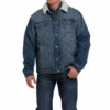 Cinch® Men's Denim Concealed Carry Trucker Jacket MWJ1074006 -Western Cowboy Equipment MWJ1074006 1