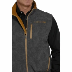 Cinch® Men's Concealed To Carry Charcoal Vest MWV1541006 -Western Cowboy Equipment MWV1541006 2