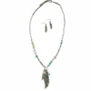 M&F Ladies Bead & Feather Teal Jewelry Set 30850 -Western Cowboy Equipment My project 1 12 321645