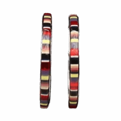 Blazin Roxx Ladies Colorful Serape Striped Hoops 30971