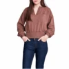 Kimes Ranch Ladies Dewey V Neck Brown Pullover Sweatshirt DEW-BRN -Western Cowboy Equipment My project 1 75