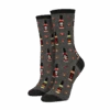 SockSmith Ladies Hot In Here Charcoal Heather Crew Socks WNC2822-CHH