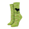 SockSmith Ladies Farm Girl Green Crew Socks WNC2974-GEE -Western Cowboy Equipment My project 2023 05 24T142151.015