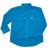 Panhandle® Youth Boy's Bright Turquoise Stretch Poplin Button Down C0D3161 -Western Cowboy Equipment Myproject 1 41 sq