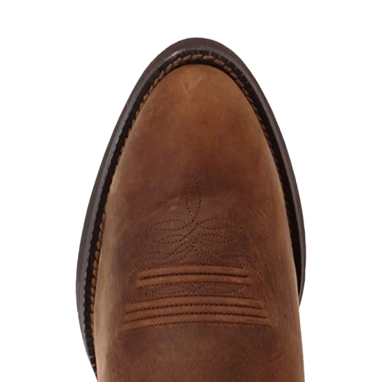 JUSTIN Men's New Stampede Huck Brown Boots 2551 4 JUSTIN Men's New Stampede Huck Brown Boots 2551 - Image 2