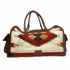 American Darling® White & Red Aztec Duffel Bag ADBG605B