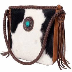 American Darling® Ladies Hairon & Leather Shoulder Bag ADBGM318B