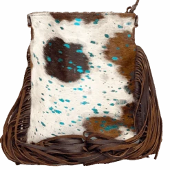 American Darling Turquoise Cowhide Crossbody ADBGS192ACTRQ
