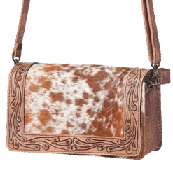 American Darling® Embossed Tooled Hair On Crossbody ADBG683